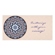 Folded Angles Mandala Photo Card