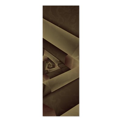Folded Suede Bookmarker Business Card by Stotty