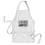 Folding bicycle aprons