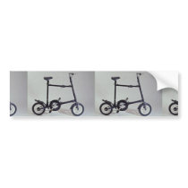 Folding bicycle bumper sticker