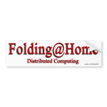 Folding@Home - bumper sticker