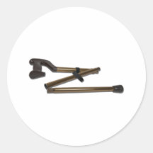 FoldingCane112311 Round Sticker