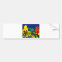 Foliage J by Piliero Bumper Sticker
