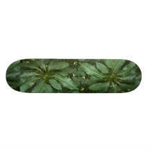 Foliage texture skate board deck