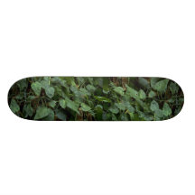 Foliage texture skate board decks