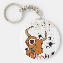 FOLIE KEYCHAIN DE KLAXON PORTE-CLEF