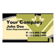 Folio Business Card/ Grey Stripe