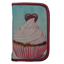 Folio d'amour de petit gâteau mini organiseur