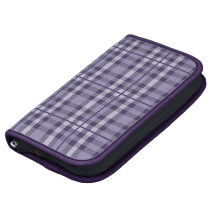 Folio Organizer - Purple Plaid