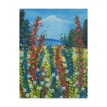 Folk Art BY LORI EVERETT postcard