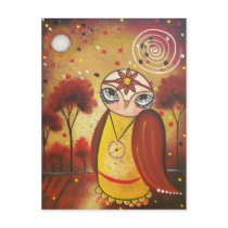 Folk Art BY LORI EVERETT postcard