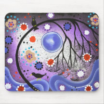 FOLK ART BY LORI EVERETT The Loving Tree Mouse Pads