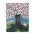 FOLK ART Falling Pearls BY LORI EVERETT postcard