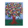 FOLK ART Meeting Spot BY LORI EVERETT postcard