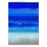 Folk Art Night Ocean Card