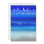 Folk Art Night Ocean Save the Date Invitation