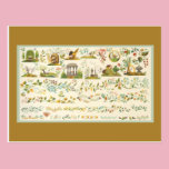 Folk Art Sampler postcards