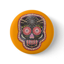 Folk Art Skull - day of the dead