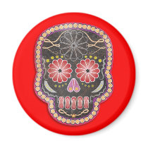 Folk Art Skull - day of the dead