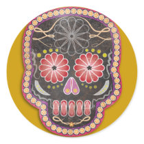 Folk Art Skull - day of the dead
