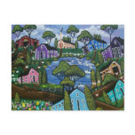 FOLK ART Spirits Of The Heart BY LORI postcard