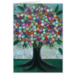 FOLK ART Spring On My Mind BY LORI greeting card