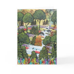 FOLK ART Surrounded By Love BY LORI greeting card