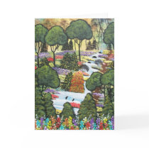 FOLK ART Surrounded By Love BY LORI greeting card