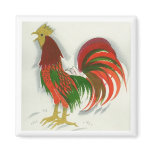 Folk Rooster #7 Fridge Magnets