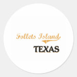 Follets Island Texas Classic Sticker