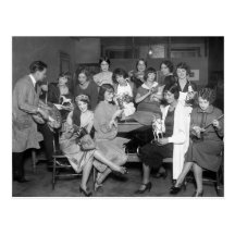 Follies Girls with toys, early 1900s Postcards