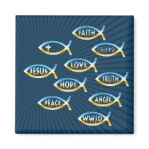 Follow Him - Christian Magnet