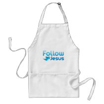 Follow Jesus Christ Twitter Humour Apron
