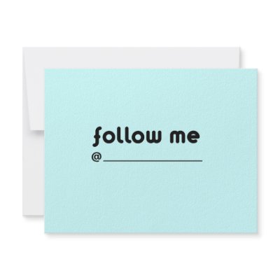 follow me @ by TwitterShirts