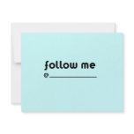 follow me @