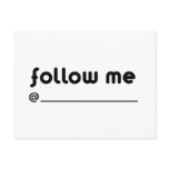 follow me @