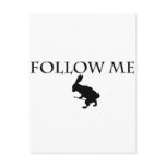 Follow Me Postcard