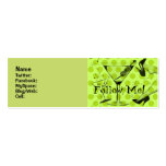 Follow Me! Twitter/Facebook/MySpace party Business Cards