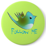 Follow ME Twitter  Gifts and Swirls T-shirts buttons