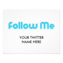 follow me (twitter) personalized invites