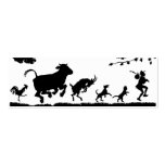 Follow the Leader Mini Bookmark Business Card