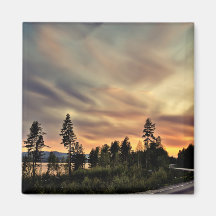 Follow the Sun Refrigerator Magnet