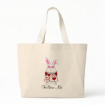 Follow the White Rabbit Tote Bags