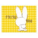 follow the white rabbit custom announcement