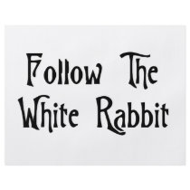 Follow The White Rabbit Personalized Flyer