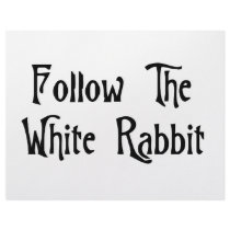 Follow The White Rabbit Personalized Letterhead