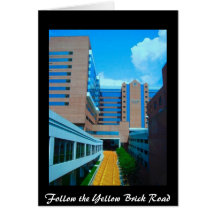 Follow the Yellow Brick Road Card