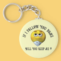 Follow You Smiley keychains