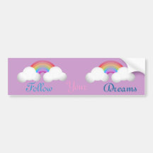 Follow Your Dreams Bumper Sticker