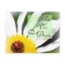 Follow Your Dreams Ladybug Post Card